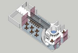 Therese Interior Design - Conceptual Commercial:  PINK